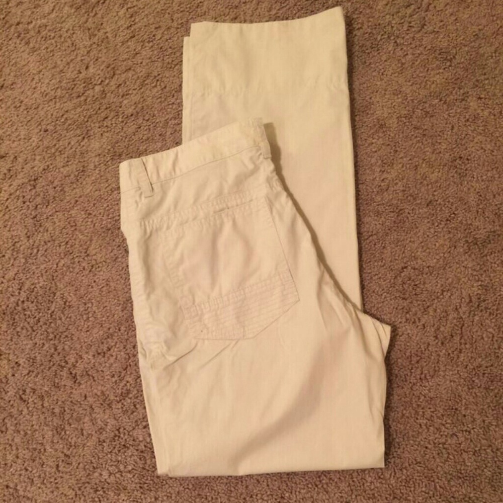 Men's khaki pants.